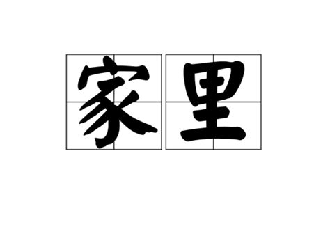 家里|家里（汉语词语）